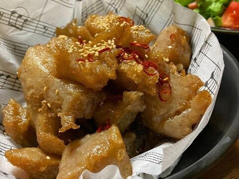 お箸が止まらない!こんにゃくのから揚げ